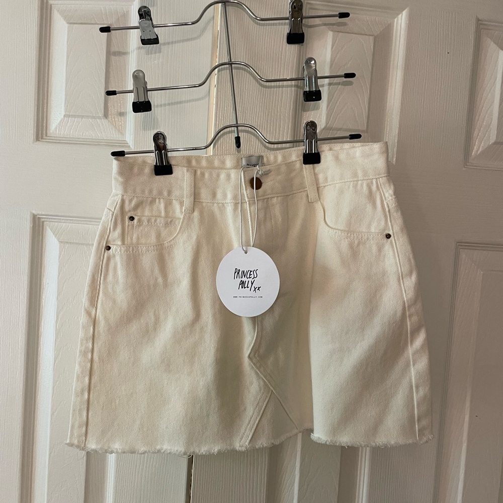 Princess Polly White Skirt